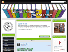 Tablet Screenshot of knihovnalysa.cz